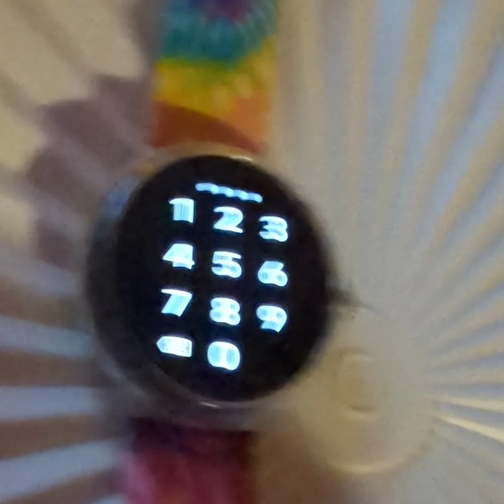 Google Pixel Watch With Charger and The Dye Band